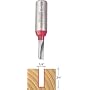 Freud 11-136 1/4-Inch Diameter by 3/4-Inch Single Flute Straight Router Bit with 1/2-Inch Shank