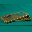 12 Tube Aluminum Chip Tray with Cover - Casino Supplies > Accessories > Misc. Accessories