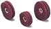 SATIN FINISH BUFF 4" DIAMETER X 3 PLY MEDIUM