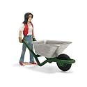 Stable Girl With Wheelbarrow