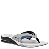 Reef Men's Fanning Prints Thong Sandal,Grey Jelly,9 M US
