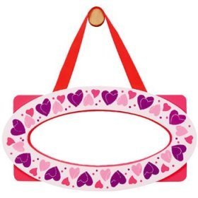 Melissa & Doug Hearts Door Plaque