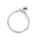 Kikkerland Photo and Card Holder with 8 Magnets, Silver