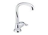 Delta Simply PuR Filtration System Single-Handle Traditional Spout Kitchen Faucet, Chrome #210