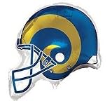 St Louis Rams Football Helmet Balloon