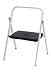 TriCam Skinny Mini 200-Pound Duty Rating One-Step Stool #HSP-1W