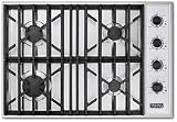 VGSU103-4BSS-LP Viking 30″ Gas Cooktop Pro Series – Liquid Propane – Stainless Steel