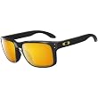 Oakley Shaun White Holbrook Men's Special Editions Signature Series Casual Sunglasses w/ Free B&F Heart Sticker Bundle - Polished Black/24K Iridium
