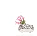 Medium Aluminum Rock Flower Vase