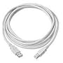 "Ziotek USB 2.0 Cable A Male To B Male, Beige, 10ft"