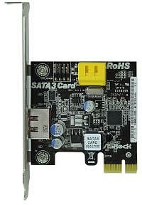 ASRock 2-Port SATA 3.0 & 1-Port eSATA Combo OEM PCI Express x1 Card SATA 3 CARD