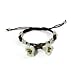 Hand-knotted Bell Flower Jade Bracelet - Adjustable Cord