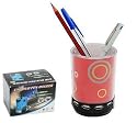 Pen Holder With Built in 4 Port USB Hub, Speaker and Night Light - Plug & Play for PC , Laptop , Netbook, Apple Macbook , iMac