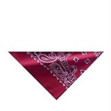 Zan Headgear 3-In-1 Headwear BDC003 3-in-1 Head & Neck Cooler, 100% Cotton, Paisley, Red,