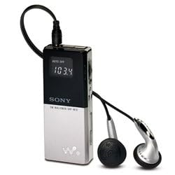 Sony SRF-M10 Super Slim FM Digital Tuner Personal Radio