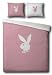 Playboy - Duvet Bed Covers - Pink and White (Size: 53" x 79")