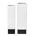 Mono Square Vases - White
