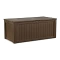 Keter 17190202 Kissenbox Jumbo Storage Box 570 L Holzoptik, Kunststoff, braun