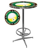 9-Ball Light Pub Table - Game Room Products > Pub Tables > Pool Theme