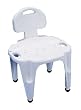 `Bath And Shower Seat W/ Back Carex