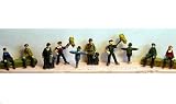 N Scale (1/148th) Model Kit Farm figures- 10 Assorted This item is NOT a TOY - Please Read Full Product Description.IMAGE