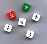 FRACTION DICE SET OF 6