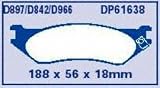 EBC Brake DP61638 Front Premium Organic Pads