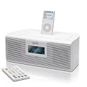GEAR4 HouseParty 24/7 - iPod Alarm Clock Radio - White