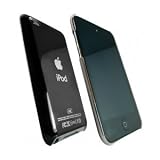 Apple Ipod Touch 4 Glossy Black Supreme Protective Back Hard Case