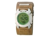 Image of Kahuna 252-5502G Mens Green Digital Dial Brown Strap Watch