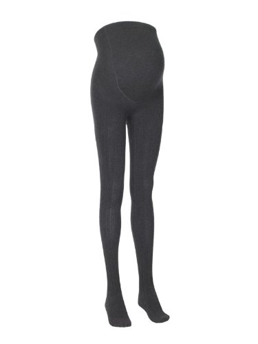 Noppies Damen Umstandsmode Str&uuml;mpfe/ Strumpfhose 93004, Gr. 36/38 (S/M), Grau (anthracite  Preisvergleich