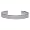 Callaway Golf X-Series Chevron Cuff Ionetix Therapeutic Bracelet - Silver (6.5 inch)