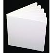 Ashley Productions Ash10705 White Hardcover Blank Book 11x8-1/2