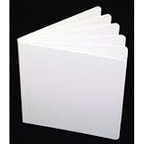 Ashley Productions Ash10705 White Hardcover Blank Book 11x8-1/2