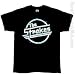The Strokes black T-shirt 'Magna Blue' diner-style logo tee