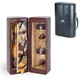 Harmony Wine Case with Glasses - Black