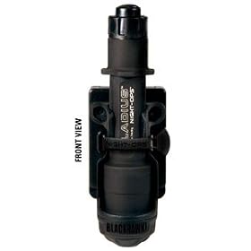 Night Ops Carbon Fiber Flashlight Holder w Mod-U-Lock, Black - Accessories, Falcata - LIGHT by 