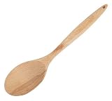 Mario Batali 17-Inch Solid Spoon, Solid Beechwood