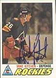Mike Kitchen, Colorado Rockies, 1977 Opee Chee Autographed Card
