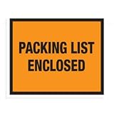 BOXPQ22 - 7 x 5 1/2 Packing List Enclosed Envelopes