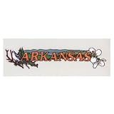 Arkansas - US State Header - Clear Window Sticker Decal by Unknown