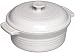 Le Creuset Stoneware 1-1 2-Quart Covered Round Casserole, White