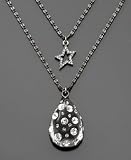 Betsey Johnson Teardrop Pendant