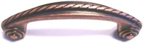 FP-955.ACM Rope Pull 3 in. C.C. Antique Copper Machined (149)