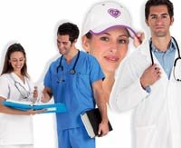 HealthPersonalCare: Premium 5 Pocket Scrub Sets White Unisex Large Set