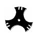 OEM-781-0748 MTD Edger Blade 9-Inch 3 Sided Star