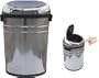 UZO1 COMMERCIAL STAINLESS STEEL SENSOR OPERATED TOUCHLESS TRASHCAN WITH AUTOMATIC OPENING LID (18.0 Gallon Capacity)