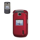 New Fashionable Perfect Fit Hard Protector Skin Cover Cell Phone Case for LG Accolade VX-5600 Verizon - RED