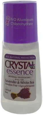 New - Crystal Essence Roll On Deodorant Lavender and White Tea - 2.25 fl oz
