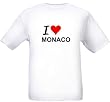 I LOVE MONACO - Country-series - White T-shirt